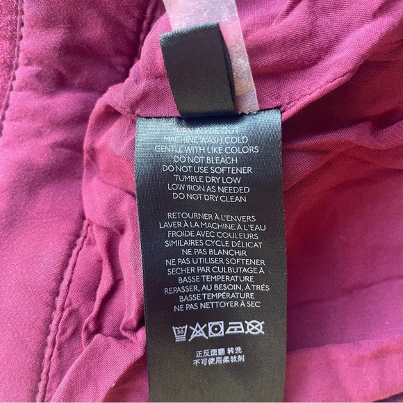 Free People Nightfall Paperbag Faux Suede Pants Wine Red 22364 - Picture 12 of 14